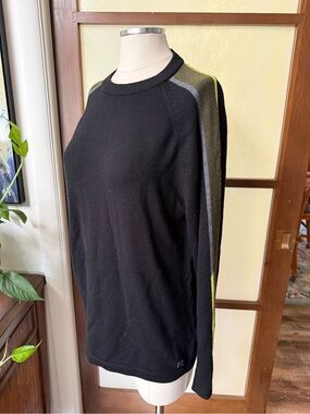 Smartwool Merino Wool Sweater Mens Medium? Black Outdoor Hiking